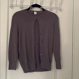 ⚠️SALE⚠️JCREW grey/lavender sweater